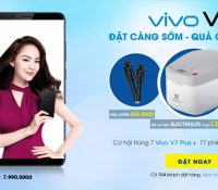 Vivo V7+: Smartphone hiển thị tràn màn hình giá 8 triệu đồng